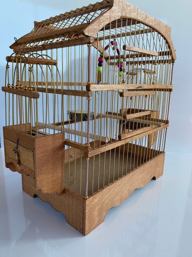 Hand made bird cage - hand,