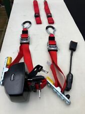 UNWIN / BRAUN COMPLETE SET OF WHEELCHAIR RESTRAINTS STRAPS TO FIT UNWIN TRACKING