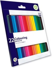 22 Colouring Pencils Set