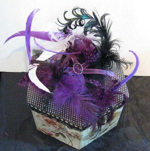 Lady fascinator hat - fascinator, with