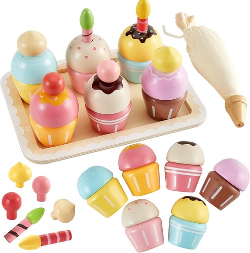 Hersity wooden play food - play,
