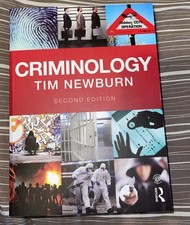 Criminology by Tim Newburn PaperPaperback  ( second edition ) 