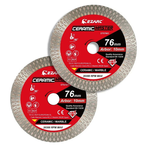 76mm diamond cutting disc - 76mm, 2pc
