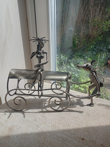 Mouse couple metal wine - mouse,
