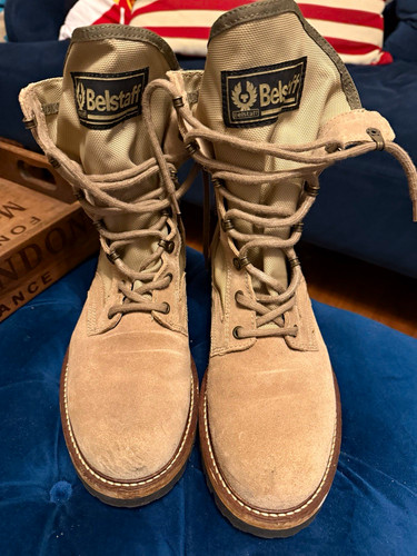Belstaff men beige suede - belstaff, men's