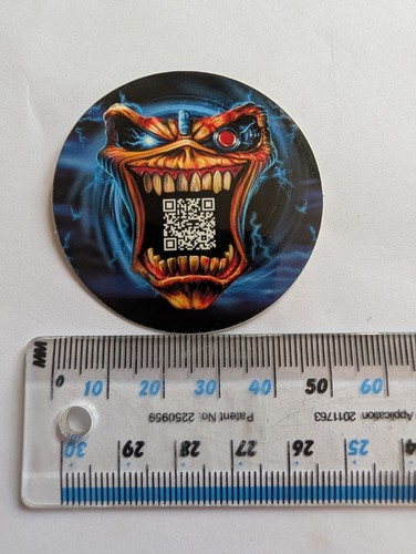 Iron maiden eddfest sticker - eddfest,