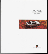 Rover 200-Series Coupe 1995-1996 UK Market Sales Brochure 220 Turbo, 220 & 216