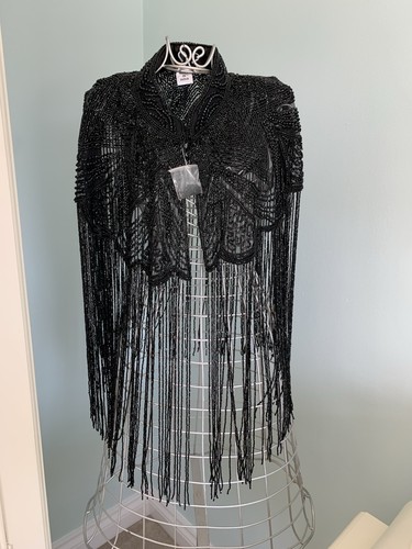 Gorgeous beaded sequin cape - gorgeous,