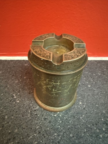 Vtg hand etched - vtg, brass