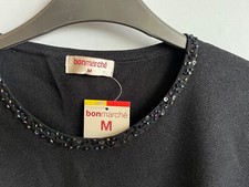 Black sparkly top , new with