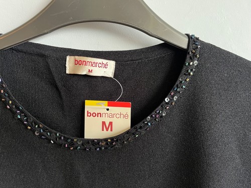 Black sparkly top new with - sparkly,