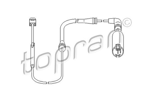 New sensor brake - new, pad