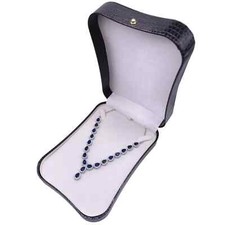 White Gold Finish Blue