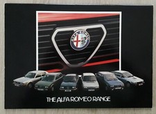 Alfa romeo range brochure 1982 - range,