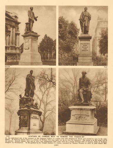 London statues sir - statues.,