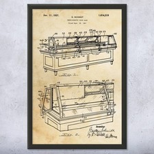 Deli Refrigerator Patent Wall