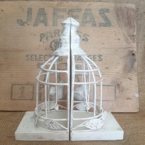 Bookends bird cage - bookends,