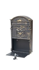 Antique Post Box - Black NEW