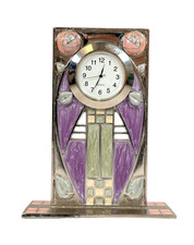 Vintage Enamel Mantle Clock
