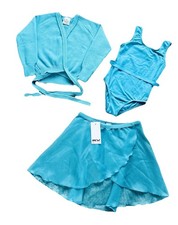 BNWT Roch Valley Girls Aqua Ballet Gymnastics Dance-wear Bundle 5-6 Years