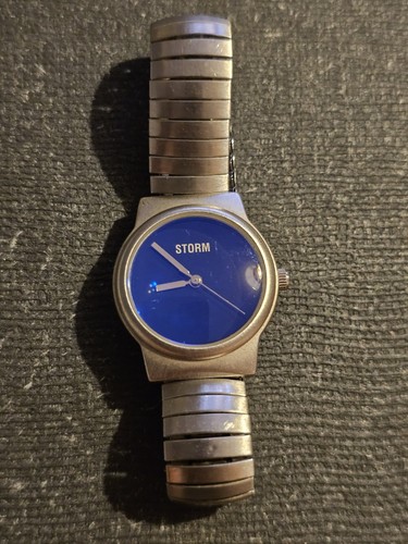 Vintage 90s storm watch blue - storm,