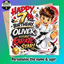 Personalised Karate Birthday