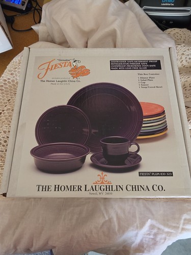 Fiestaware plum piece - fiestaware, place