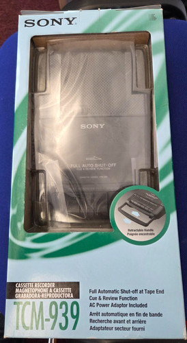 Sony tcm 939 portable - sony,