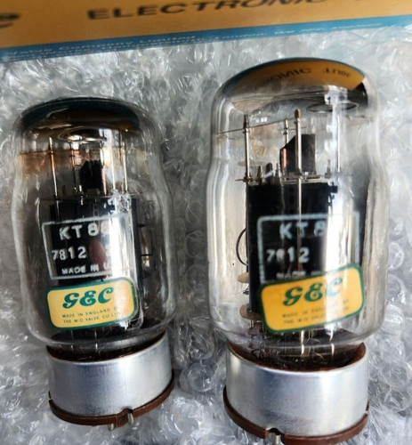 Gec kt88 vacuum tubes pair - gec,