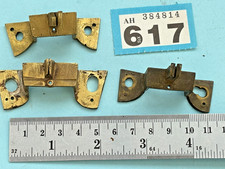 3 OLD Longcase Clock  grandfather clock back cocks for Pendulum 2 have damage