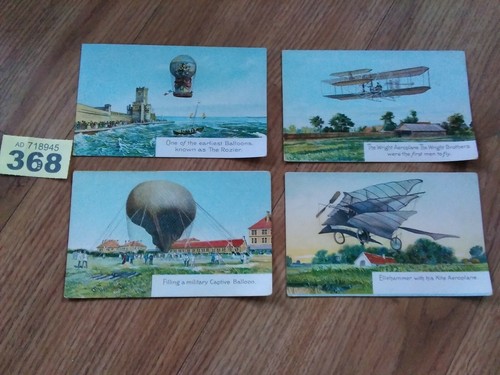 Antique aeroplane postcards - , x