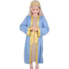 Kids Girls Xmas Nativity Mary Costume Fancy Dress School Play Costume Age 3-14