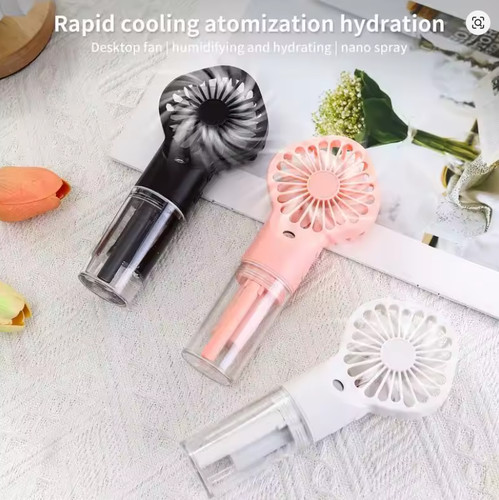 Handheld mist fan w - mist,