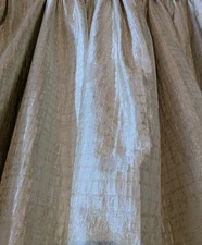 Large Gold Damask (Xmas Baubles) Thick Very Wide Long Lined Single Door Curtain