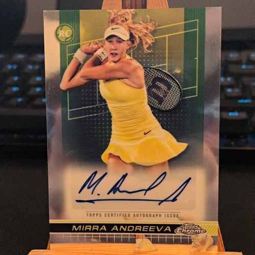 Topps chrome mirra andreeva - chrome, rc
