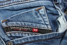 Mens Original LARKEE Diesel W32 L32 Jeans Blue 32R Regular Straight