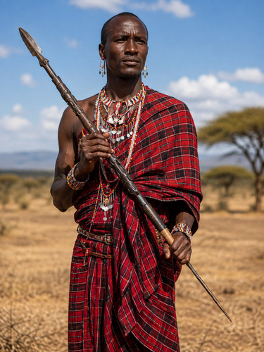 Vintage african maasai - vintage,