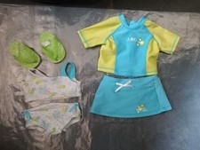 American girl Two in one Surf  swimsuit outfit, used, retired
