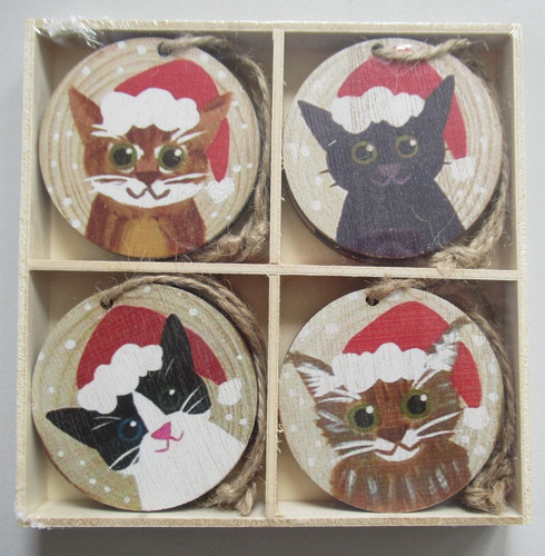 Wooden cats hats - 8,