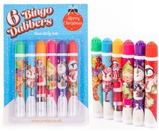 6 Christmas Bingo Dabbers Felt