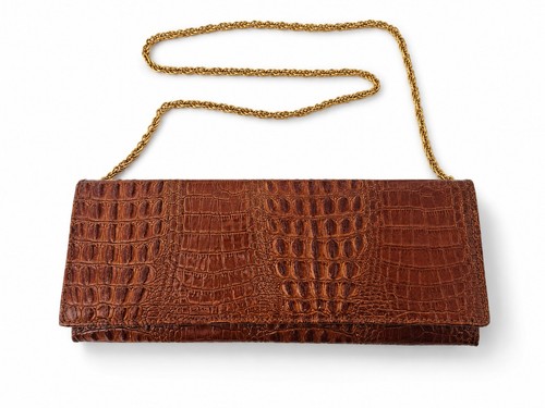 Vintage genuine crocodile skin - genuine,