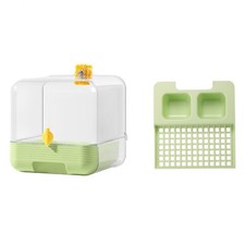 Space Saving Parakeet Bathtub