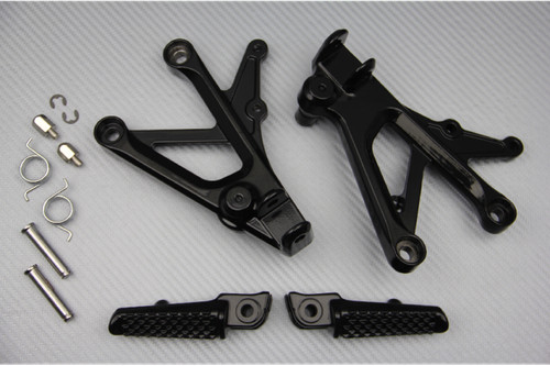 Black front rider foot - black,