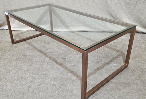 Glass coffee table - glass,