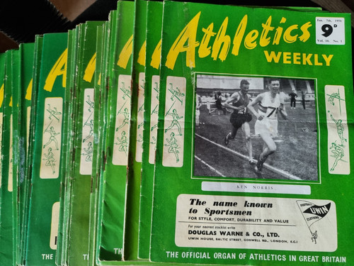 Athletics weekly 1956 - weekly,
