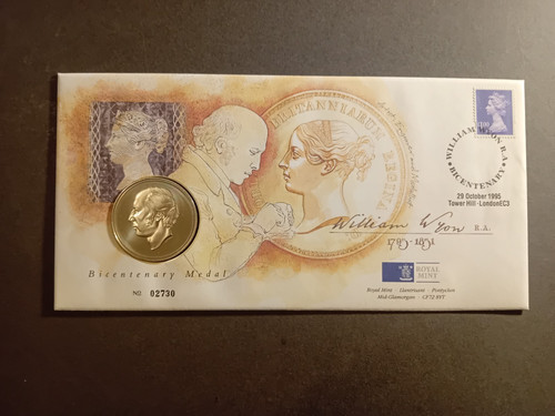 Stamp coin cover 1995 - stamp, cover,