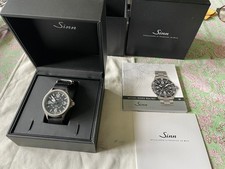 Sinn 856 UTC - box & Papers + deployment & zuludiver straps 