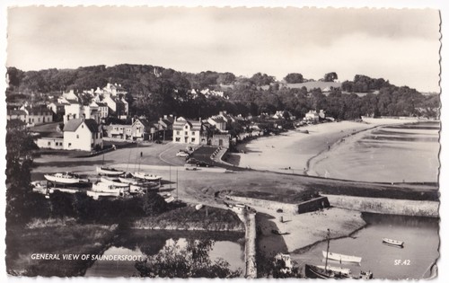Saundersfoot general view - saundersfoot,