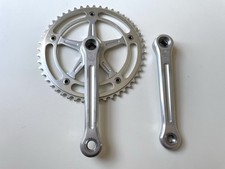Vintage 1960s Campagnolo Record track/pista crankset & NOS 48t chainring - 165mm