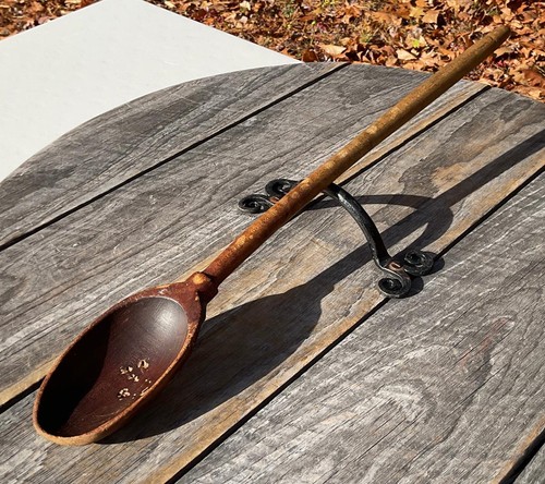 Long antique wooden - antique, handled